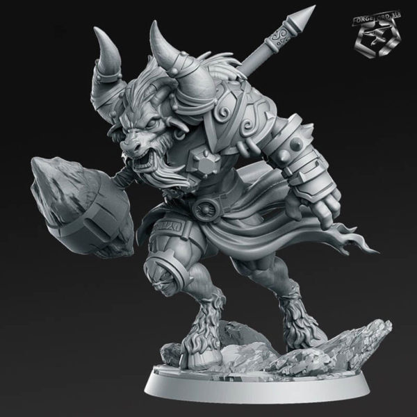 Taurinos-RN-Estudio-the-royal-guard-collection-figurines-fantasy-tabletop-RPG-3D-miniatures