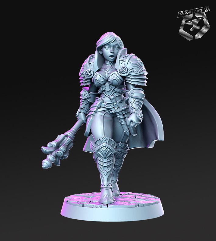 Caliope - ForgeLord.3D Fantasy Miniatures