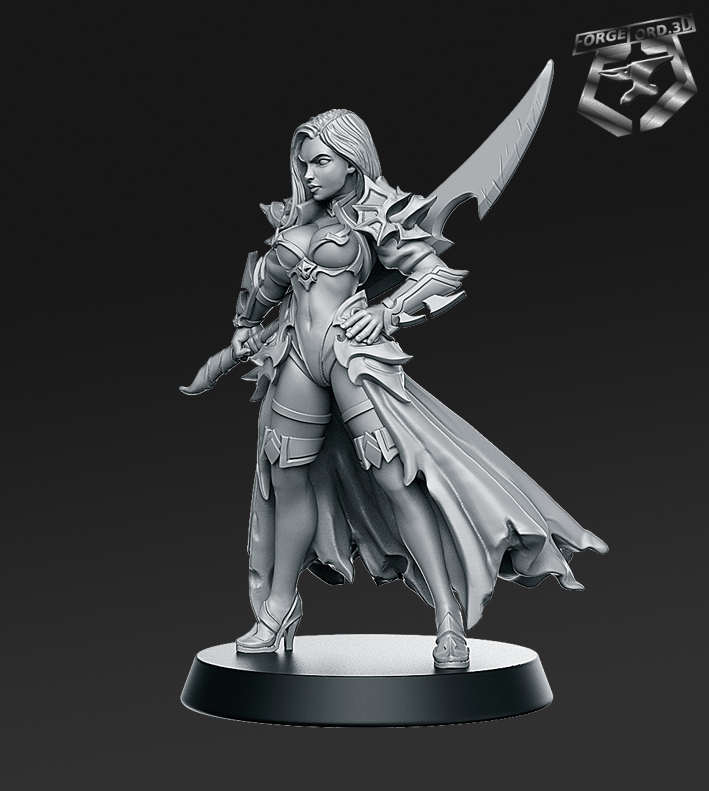 Dalila - ForgeLord.3D Fantasy Miniatures