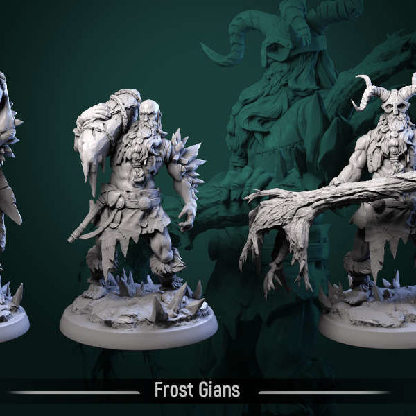 ice-Gians-32mm-figurines-fantasy-tabletop-RPG-3D-miniatures-white-werewolf-tavern