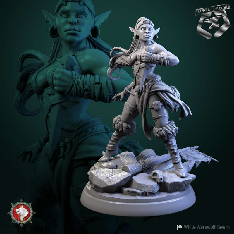 Goblin Thief, statue 75mm - ForgeLord.3D Fantasy Miniatures