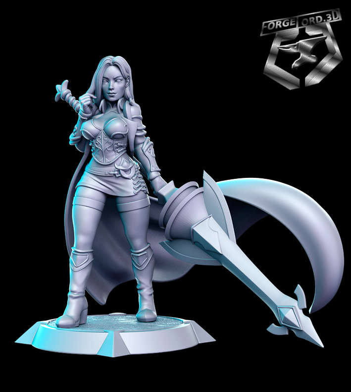 Melisentia – ForgeLord.3D Fantasy Miniatures