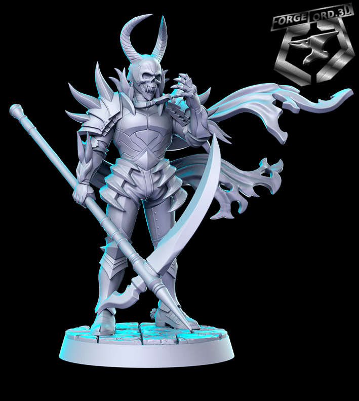 Reaper Knight - ForgeLord.3D Fantasy Miniatures