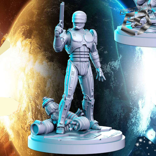 robocop, Statue 75mm - ForgeLord.3D Fantasy Miniatures