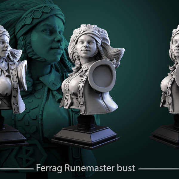 Ferrag-Runemaster-bust-75mm-figurines-fantasy-tabletop-RPG-3D-miniatures-white-werewolf-tavern