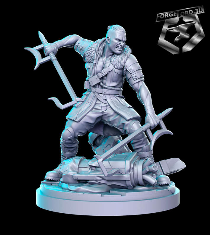 Kabal, Statue 75mm - ForgeLord.3D Fantasy Miniatures